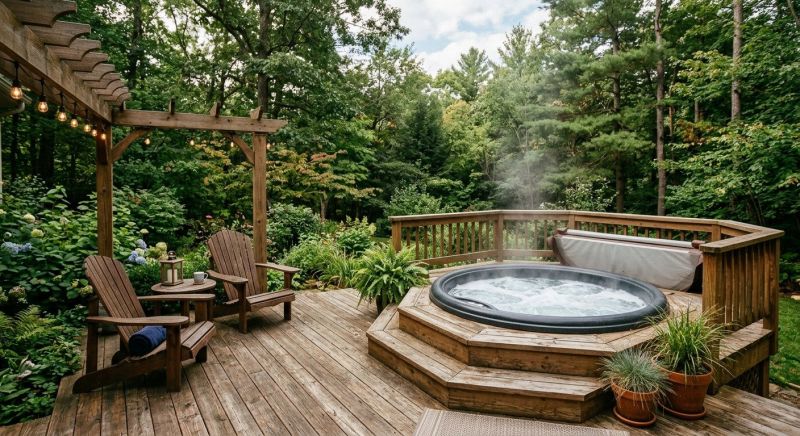 Hot Tub Deck Construction in Fairfield County, CT